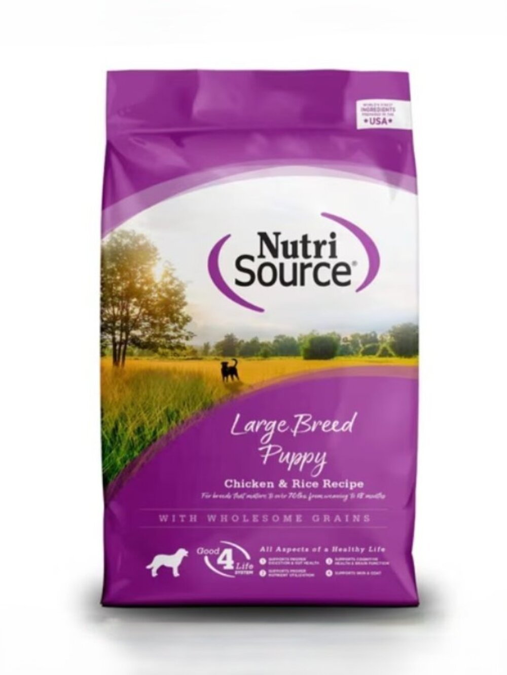 NEW NutriSource Large Breed Puppy Chicken & Rice Recipe Dry Dog Food 4 Lb